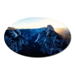 Yosemite National Park California Oval Magnet by BangZart