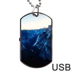 Yosemite National Park California Dog Tag Usb Flash (one Side) by BangZart