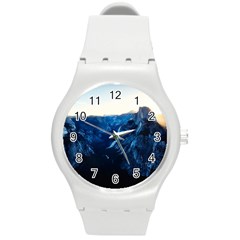 Yosemite National Park California Round Plastic Sport Watch (m) by BangZart