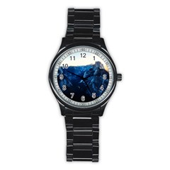 Yosemite National Park California Stainless Steel Round Watch by BangZart