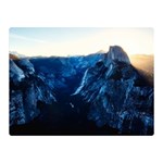 Yosemite National Park California Double Sided Flano Blanket (Mini)  35 x27  Blanket Back