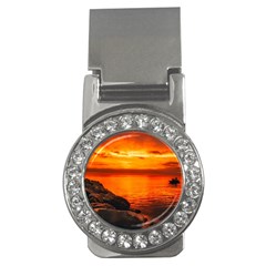 Alabama Sunset Dusk Boat Fishing Money Clips (cz) 