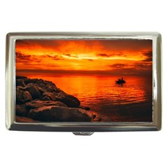 Alabama Sunset Dusk Boat Fishing Cigarette Money Cases by BangZart