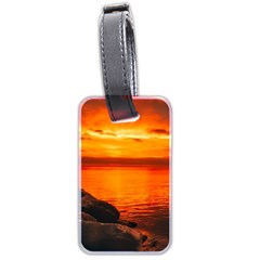 Alabama Sunset Dusk Boat Fishing Luggage Tags (two Sides) by BangZart