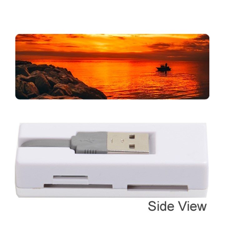 Alabama Sunset Dusk Boat Fishing Memory Card Reader (Stick) 