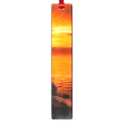 Alabama Sunset Dusk Boat Fishing Large Book Marks by BangZart