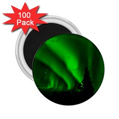 Aurora Borealis Northern Lights 2 25  Magnets (100 Pack)  by BangZart