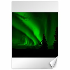 Aurora Borealis Northern Lights Canvas 12  X 18   by BangZart