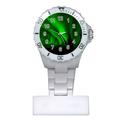 Aurora Borealis Northern Lights Plastic Nurses Watch by BangZart