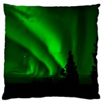 Aurora Borealis Northern Lights Large Flano Cushion Case (Two Sides) Front