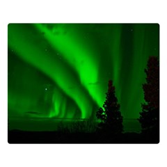 Aurora Borealis Northern Lights Double Sided Flano Blanket (large)  by BangZart