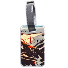 Iceland Landscape Mountains Snow Luggage Tags (two Sides) by BangZart