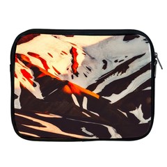 Iceland Landscape Mountains Snow Apple Ipad 2/3/4 Zipper Cases by BangZart