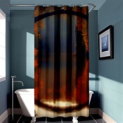 River Water Reflections Autumn Shower Curtain 36  X 72  (stall)  by BangZart