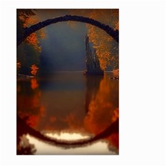 River Water Reflections Autumn Large Garden Flag (two Sides) by BangZart