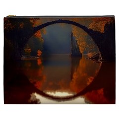 River Water Reflections Autumn Cosmetic Bag (xxxl)  by BangZart