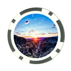 Iceland Landscape Mountains Stream Poker Chip Card Guard (10 Pack) by BangZart