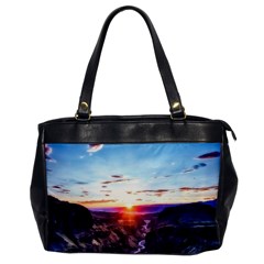 Iceland Landscape Mountains Stream Office Handbags by BangZart