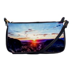 Iceland Landscape Mountains Stream Shoulder Clutch Bags by BangZart