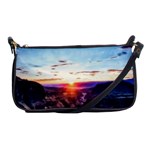 Iceland Landscape Mountains Stream Shoulder Clutch Bags Front