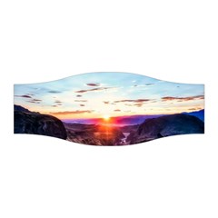 Iceland Landscape Mountains Stream Stretchable Headband by BangZart