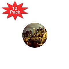 Singapore City Urban Skyline 1  Mini Magnet (10 Pack)  by BangZart