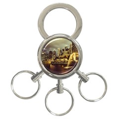 Singapore City Urban Skyline 3-ring Key Chains by BangZart