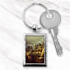 Singapore City Urban Skyline Key Chains (rectangle)  by BangZart