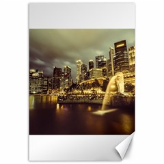 Singapore City Urban Skyline Canvas 24  X 36  by BangZart