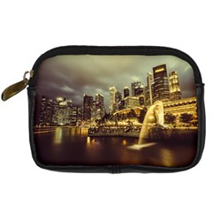 Singapore City Urban Skyline Digital Camera Cases by BangZart