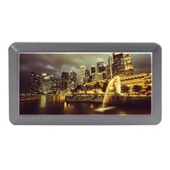 Singapore City Urban Skyline Memory Card Reader (mini) by BangZart