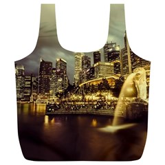 Singapore City Urban Skyline Full Print Recycle Bags (l)  by BangZart