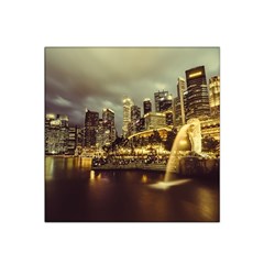 Singapore City Urban Skyline Satin Bandana Scarf by BangZart