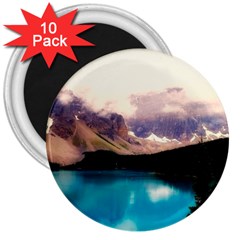 Austria Mountains Lake Water 3  Magnets (10 Pack)  by BangZart