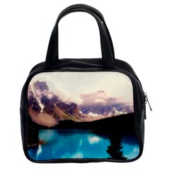 Austria Mountains Lake Water Classic Handbags (2 Sides) by BangZart