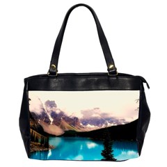 Austria Mountains Lake Water Office Handbags (2 Sides)  by BangZart