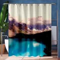 Austria Mountains Lake Water Shower Curtain 60  X 72  (medium)  by BangZart