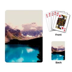 Austria Mountains Lake Water Playing Card by BangZart