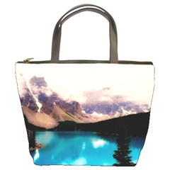 Austria Mountains Lake Water Bucket Bags by BangZart