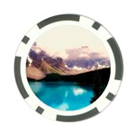 Austria Mountains Lake Water Poker Chip Card Guard (10 pack) Front