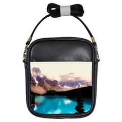 Austria Mountains Lake Water Girls Sling Bags by BangZart