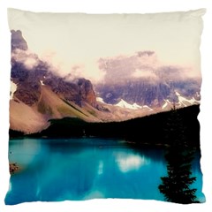 Austria Mountains Lake Water Large Cushion Case (one Side) by BangZart