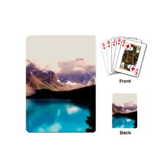 Austria Mountains Lake Water Playing Cards (mini)  by BangZart