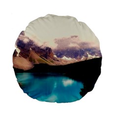 Austria Mountains Lake Water Standard 15  Premium Flano Round Cushions by BangZart