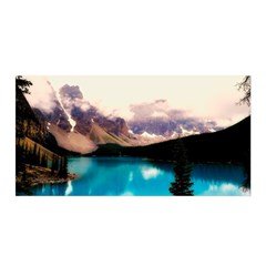 Austria Mountains Lake Water Satin Wrap by BangZart