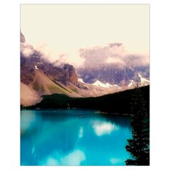 Austria Mountains Lake Water Drawstring Bag (small) by BangZart