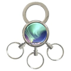 Aurora Borealis Alaska Space 3-ring Key Chains by BangZart