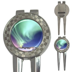 Aurora Borealis Alaska Space 3-in-1 Golf Divots by BangZart