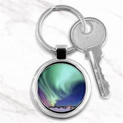 Aurora Borealis Alaska Space Key Chains (round)  by BangZart