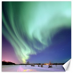 Aurora Borealis Alaska Space Canvas 16  X 16   by BangZart